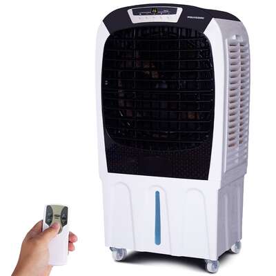 450w 80l evaporative air cooler, commercial grade, remote control, fan