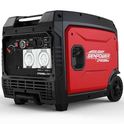  6.2kW Peak 6.0kW Inverter Generator, Push Button & Remote Start, 15L Tank