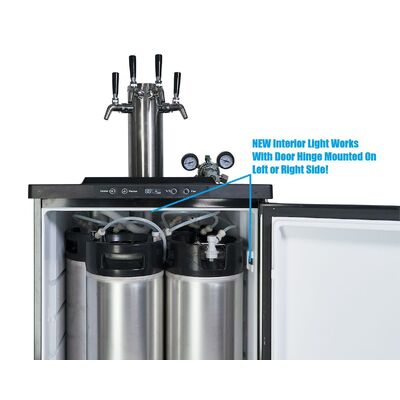 Kegmseries Xl Kegerator - Fastap Triple Tap