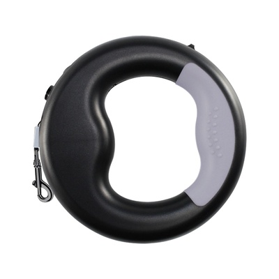 Dounght Dog Leash with USB and LED Black