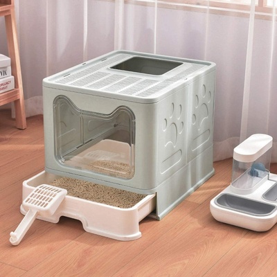 Foldable Litter Box Blue