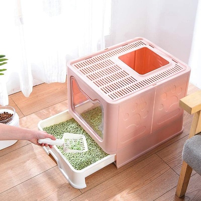 Foldable Litter Box Pink