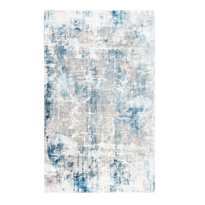 Floor Mat Abstract Blue Grey 160*230Cm
