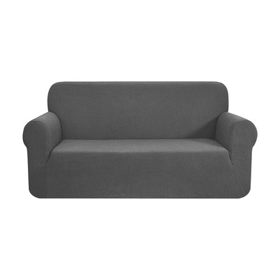 Polyester Jacquard Sofa Cover 3 Seater (Grey)