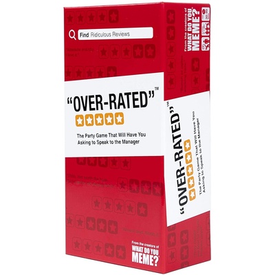 Over-Rated Card Game
