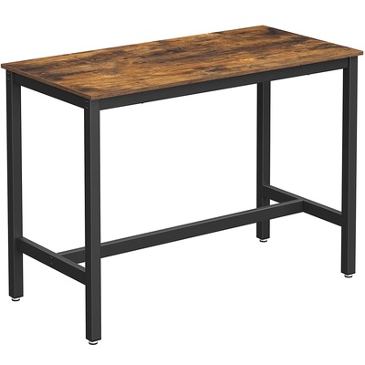 Bar Table Industrial Kitchen Table Dining Table With Solid Metal Frame Living Room Wood Look LBT91X