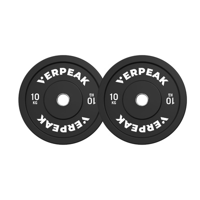 Black Bumper Weight Plates-Olympic 10Kgx2