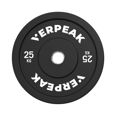 Black Bumper weight plates-Olympic (25kgx1)