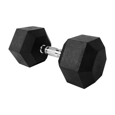 Rubber Hex Dumbbells 25kg