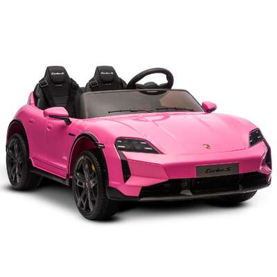 Licensed Porsche Taycan Turbo S Kids 2-Seater Electric Ride On Car 90W