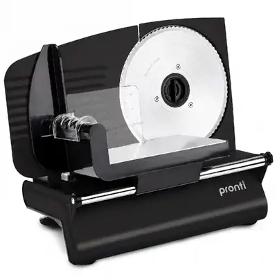 Pronti Electric Meat Slicer- Food Cheese Processor Vegetable Kitchen Deli