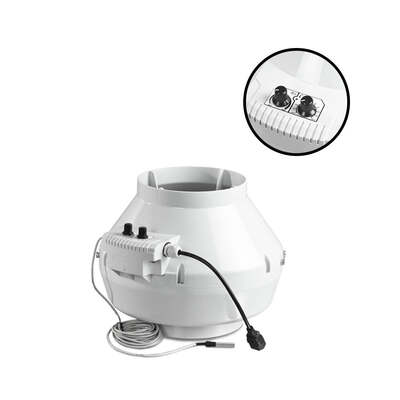 Optimize Airflow with a 150mm Centrifugal Fan: Thermostat and Speed Control Included