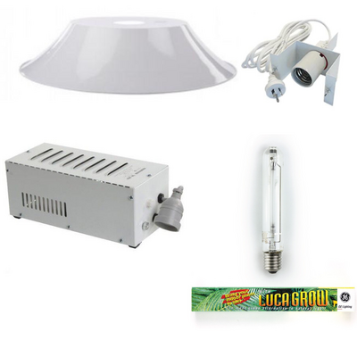 600W Hps Grow Light Kit With Lucagrow Bulb And 900Mm Deep Bowl Reflector