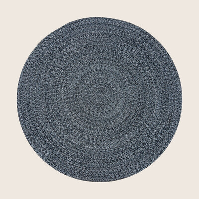 Handmade Country Cottage Reversible Cotton Area Rug 120 X 120 Cm