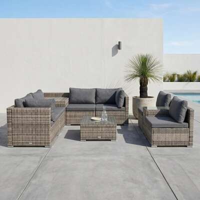 9-Piece Outdoor Setting