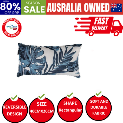 Bicolour Outdoor Lumbar Cushion Pillows