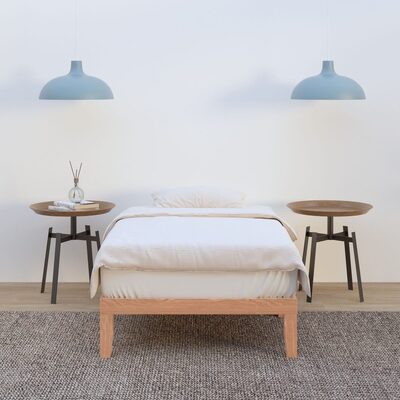Classic Single Wooden Bed Base Frame