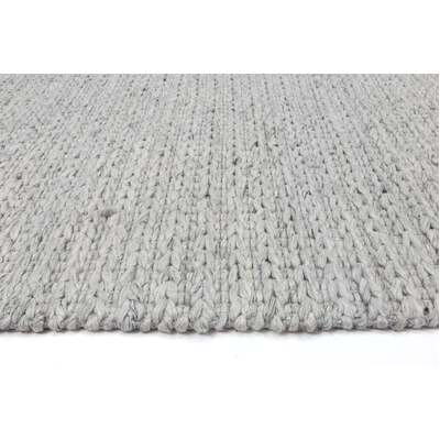 Cue Grey Wool Blend Rug 200x290cm