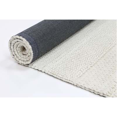 Grace White Wool Blend Rug 240x330cm