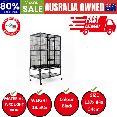 Bird Cage Parrot Aviary Melody 137Cm