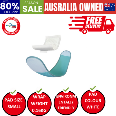 Dog Wrap Resuable Male S + 10X Diaper Booster Pads Disposable S