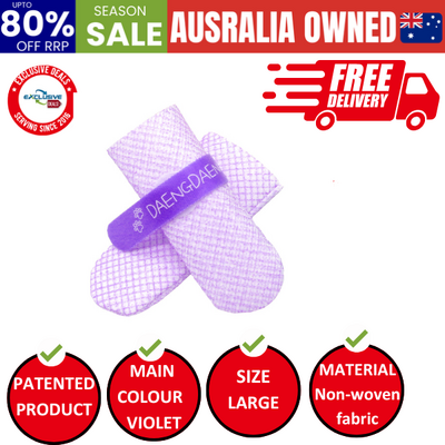 28pc X Dog Shoes Waterproof Disposable Boots Anti-Slip Pet Socks L VIOLET