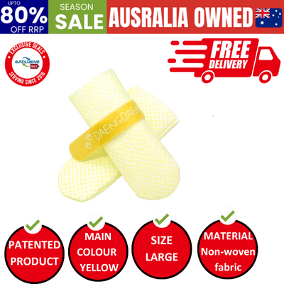 28pc X Dog Shoes Waterproof Disposable Boots Anti-Slip Pet Socks L YELLOW
