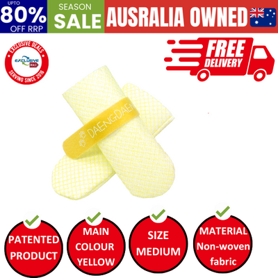 28pc X Dog Shoes Waterproof Disposable Boots Anti-Slip Pet Socks M YELLOW