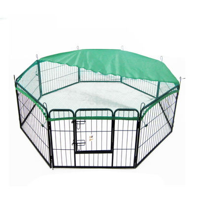 Pet Playpen Heavy Duty Foldable Dog Cage 8 Panel 31In With Cover