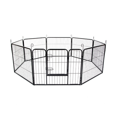 Pet Playpen Heavy Duty Foldable Dog Cage 8 Panel 31In