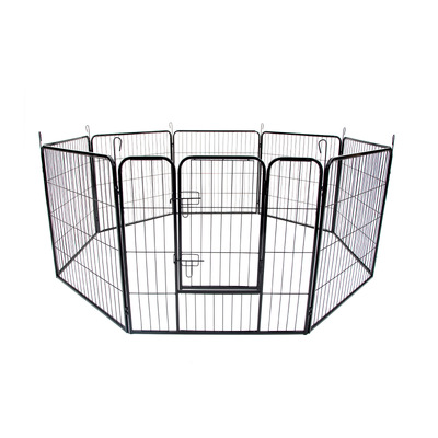 Pet Playpen Heavy Duty Foldable Dog Cage 8 Panel 32In