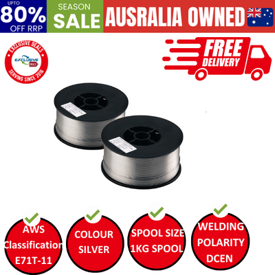 2X Gasless Mig Welding Wire E71T-11 Flux Cored 0.8Mm