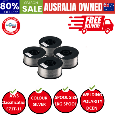 4X Gasless Mig Welding Wire E71T-11 Flux Cored 0.8Mm