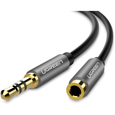 3.5Mm Male To 3.5Mm Female Extension Cable 1.5M  Black 10593