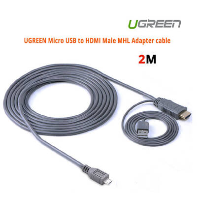 UGREEN MHL Micro USB 5 Pin to HDMI Adater Cable 2M (20133)