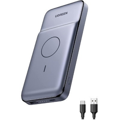 Ugreen Power Bank 10000Mah 20W Power Delivery Quick Charge 7.5W Magnetic Wireless Charger