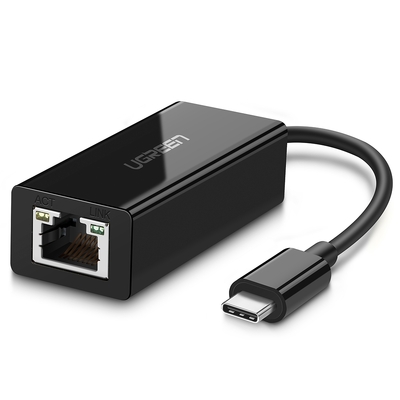 Usb Type C To 10/100/1000M Ethernet Adapter (Black) 50307