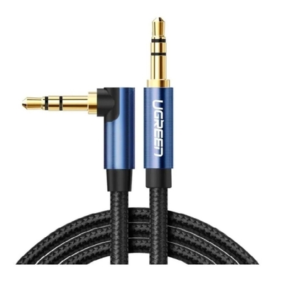 60181 3.5Mm Male To 3.5Mm Male Cable Gold Plated Metal Case With Braid 2M