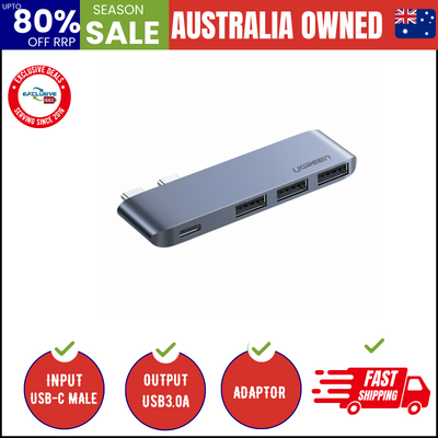 60564 Dual Usb-C To Usb3.0X3 + Usb-C Adaptor