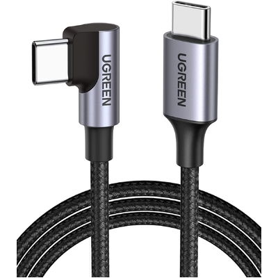 80714 Usb-C 2.0 To Angle Usb-C Cable Black 3M