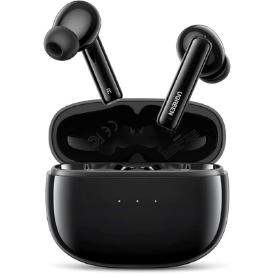 90401 Hitune T3 Active Noise-Cancelling Wireless Earbuds (Black)
