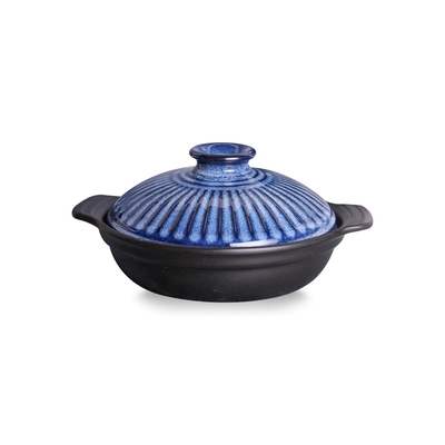 Color King Casserole With Lid Blue (2000Ml)