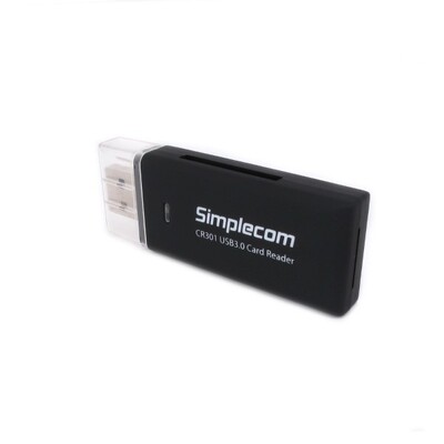 Cr301 Superspeed Usb 3.0 Card Reader 2 Slot