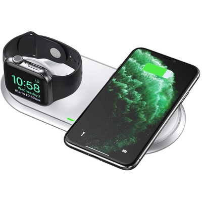 2-in-1 Dual Wireless Charger Pad MFI Certified