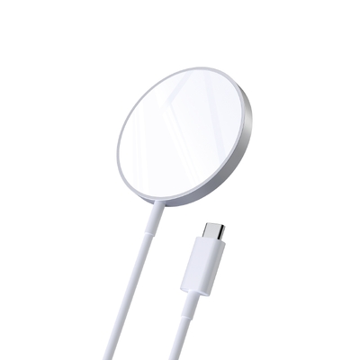 15W Magsafe Magnetic Wireless Charger White 1.5M