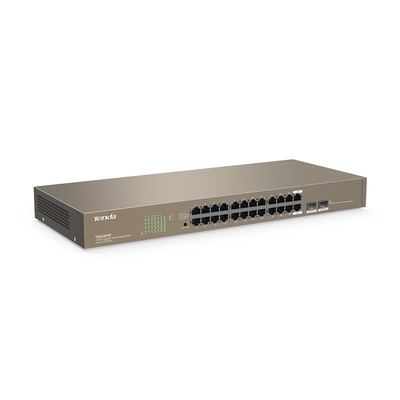 24-Port Gigabit Unmanaged Switch with 2 SFP Slots 