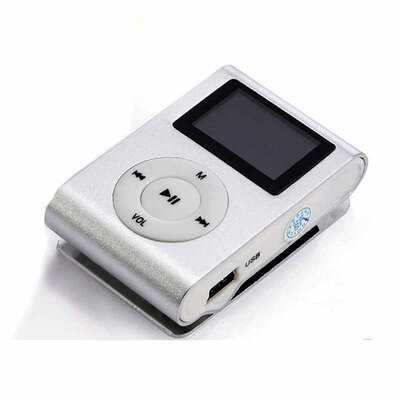8G Mp3 Music Player With Usb Cable & Earphone Silver