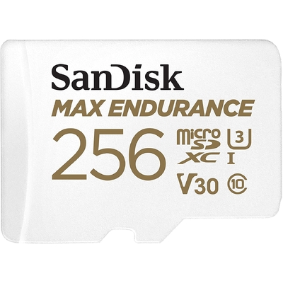 Max Endurance Microsdxc 256Gb Card (120,000 Hrs) Uhs-I C10 U3 V30