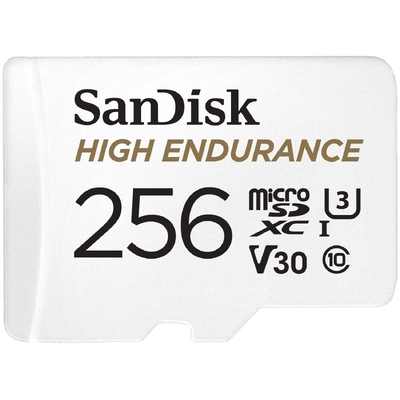 High Endurance Microsdhc 256Gb Card Uhs-I C10 U3 V30  100Mb/S