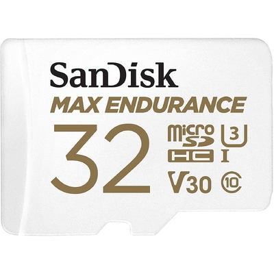 Max Endurance Microsdhc Card Sqqvr 32G (15 000 Hrs) Uhs-I C10 U3 V30
